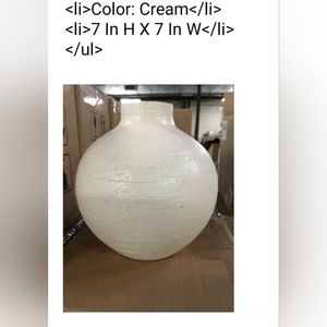 Earthend wear Vase Hand Crafted